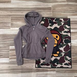 brandy melville zip up hoodie